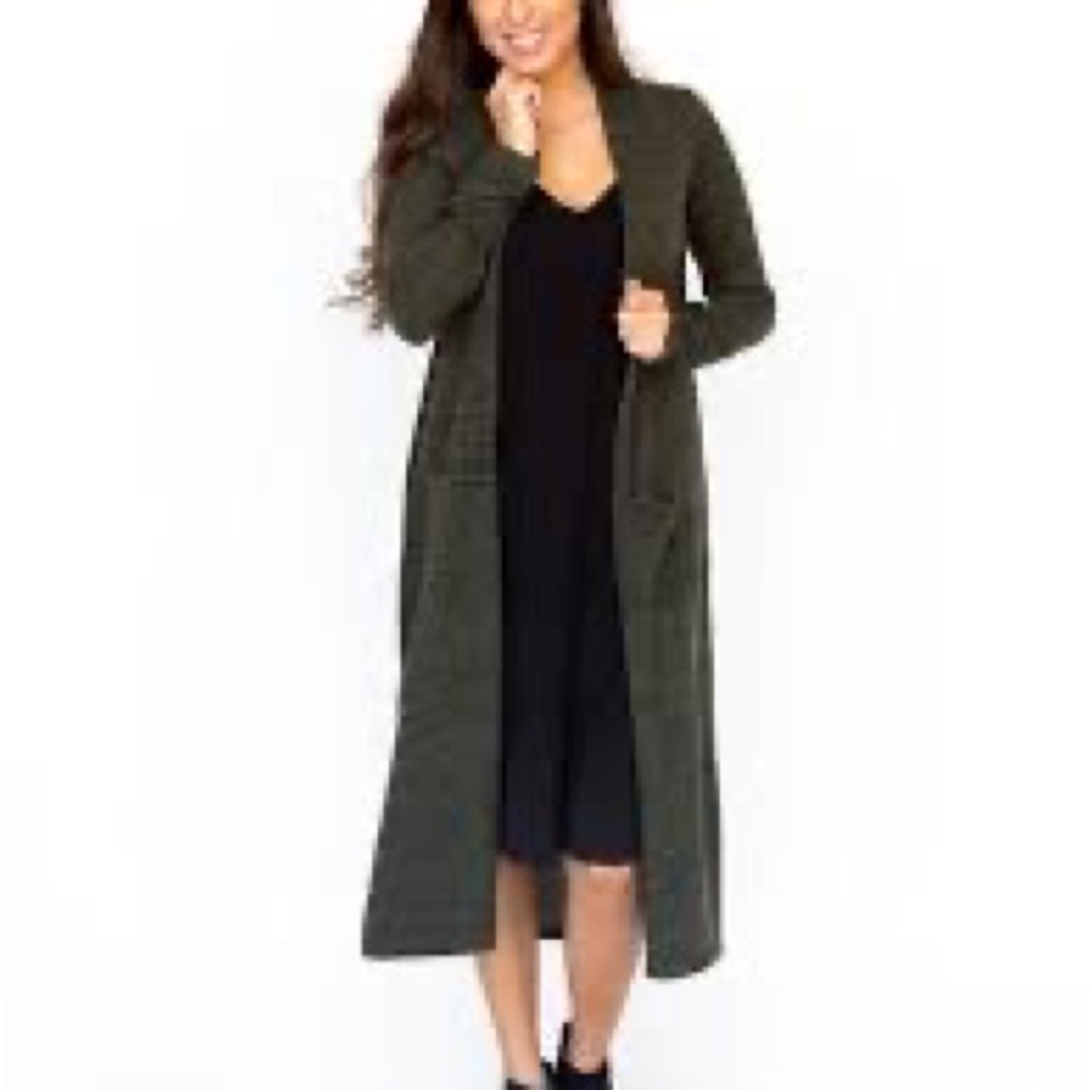 Agnes and Dora hunter green duster